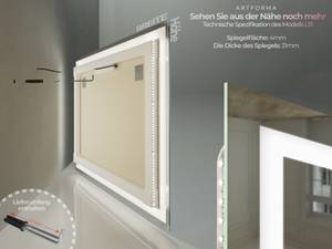 Badspiegel LED015szyh 90 x 70 cm