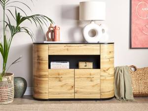 Sideboard JEROME Schwarz - Braun - Holzwerkstoff - 120 x 83 x 40 cm