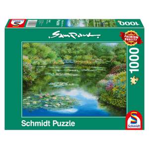 Puzzle Sam Park Seerosenteich Papier - 28 x 6 x 38 cm