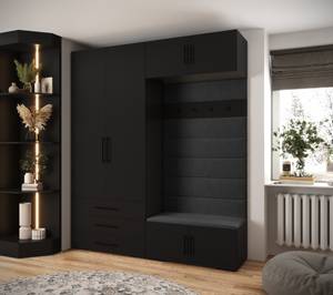 Garderobe Inova 3 Z12 Schwarz - Schwarz