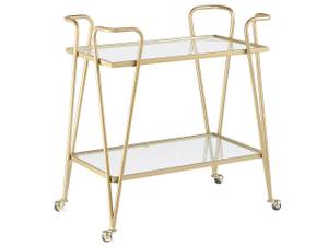 Servierwagen NOTI Gold - Metall - 76 x 83 x 45 cm