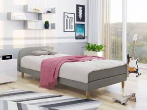 Boxspringbett Hot 2 Grau - Breite: 120 cm