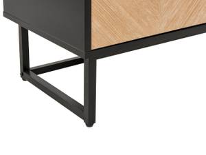 Sideboard ALASKA Schwarz - Eiche Hell