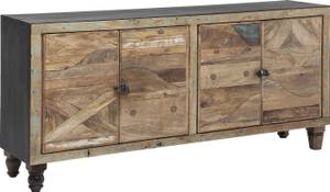 Buffet Duld Range Marron - Bois massif - 180 x 85 x 40 cm