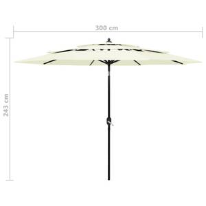 Parasol Beige - 300 x 243 x 300 cm