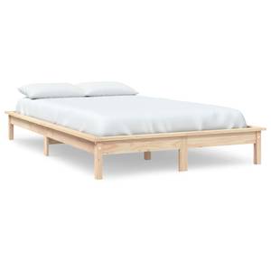 Bettgestell-K-15117 Braun - Holzwerkstoff - 132 x 26 x 212 cm