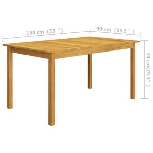 Garten-Essgruppe (5-teilig) 3005787-2 Braun - Cremeweiß