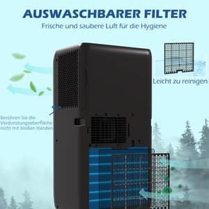 Klimaanlage 823-057V91BK Schwarz - Kunststoff - 28 x 69 x 33 cm