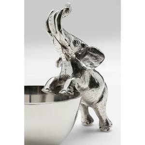 Coupe éléphant debout Argenté - Métal - 20 x 20 x 13 cm