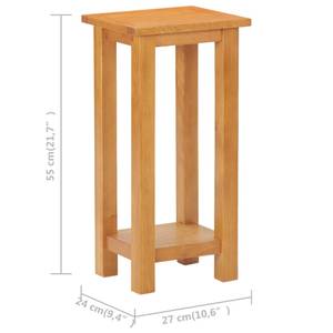 Beistelltisch 289185 Braun - Holzwerkstoff - Massivholz - Holzart/Dekor - 24 x 55 x 27 cm