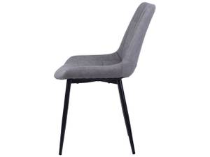 Chaise de salle à manger MELROSE Noir - Gris