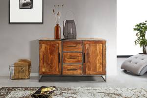 Sideboard OKLAHOMA Braun - Massivholz - Holzart/Dekor - 150 x 90 x 40 cm