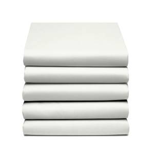 Spannbetttuch - 60x120 cm - Elfenbein Weiß - Textil - 60 x 5 x 120 cm