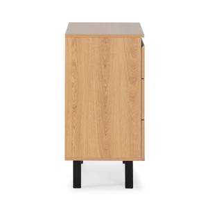 Commode de nuit Molina Marron - Bois manufacturé - Matière plastique - 40 x 80 x 80 cm