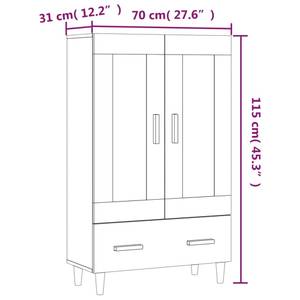 Highboard DE5572 Grau