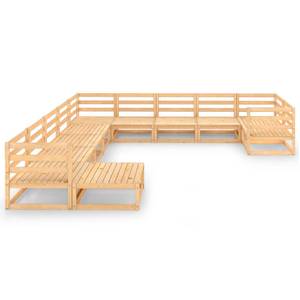 Garten-Lounge-Set (11-teilig) 3009730-1 Holz