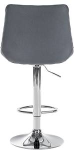 Tabouret de bar Toni Lot de 2 Gris