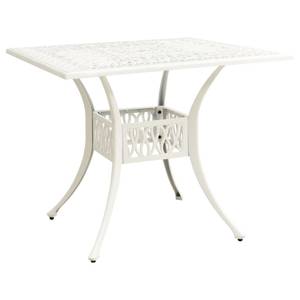 Bistroset (5-teilig) 3011685-2 Weiß - Metall - 90 x 73 x 90 cm