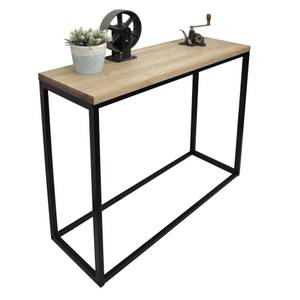 Table console Icub 35x100x82 – 30 Noir Noir - Bois massif - Bois/Imitation - 100 x 80 x 35 cm