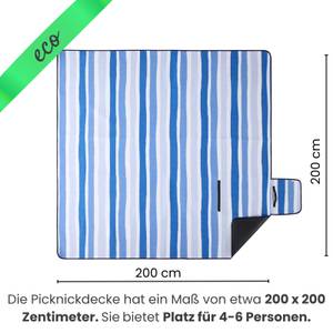 XXL Picknickdecke eco-line 100% recycelt Blau