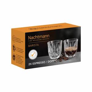 Espressogläser Noblesse Barista 2er Set Glas - 7 x 7 x 7 cm