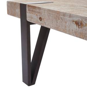 Couchtisch A15b Braun - Metall - Holzart/Dekor - Holz teilmassiv - 120 x 40 x 60 cm