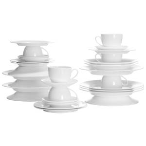 Kombiservice Cashmere Resort (30-teilig) Fine Bone China - Weiß