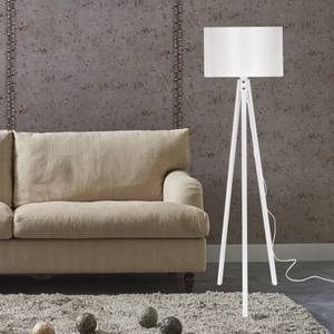 Lampadaire Rochester E27 blanc Blanc