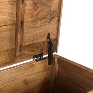 Mala - Coffre de rangement en manguier Blanc - Bois massif - 40 x 50 x 100 cm