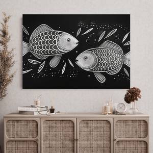 Bild Fisch Abstrakt IV 90 x 60 cm