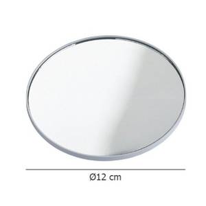 Kosmetikspiegel - Vergrößert um 300% Silber - Glas - 12 x 12 x 1 cm