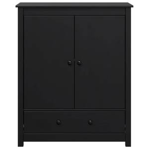 Highboard DE6993 Schwarz - Massivholz - 42 x 100 x 83 cm