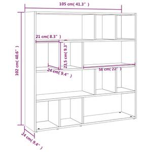 Armoire à livres 3028667 Blanc