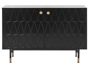 Sideboard ADANTE Schwarz - Gold - Holzwerkstoff - 120 x 82 x 40 cm