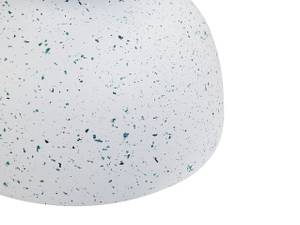 Beistelltisch CAORIA Blau - Grau - Weiß - Keramik - 40 x 46 x 40 cm
