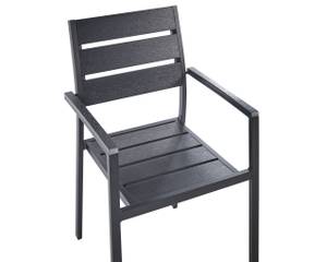 Chaise de salle à manger VERNIO Noir