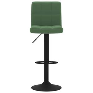 Tabouret de bar 3007103 (lot de 2) Vert - Métal - Textile - 47 x 111 x 40 cm