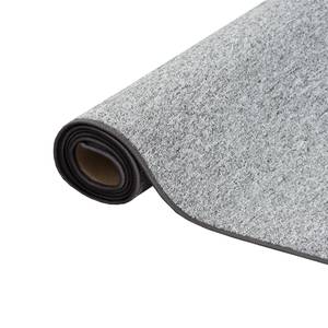 Feinschlingen Velour Teppich Strong Silber - Silber / Grau - Silbergrau - 100 x 400 cm