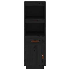 Highboard DE8236 Schwarz - Massivholz - 40 x 109 x 34 cm