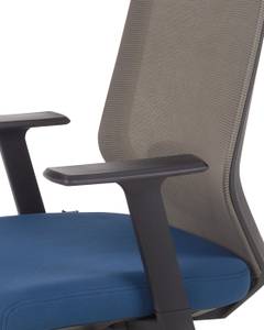 Chaise de bureau VIRTUOSO Noir - Bleu - Gris