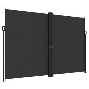 Seitenmarkise D8486 Schwarz - 1000 x 1 x 220 cm