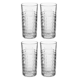 Cocktailgläser EDGAR, 4er-Set, 300 ml Glas - 8 x 15 x 7 cm