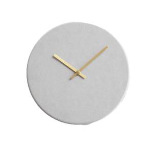 Horloge murale 68427 Laiton - Gris