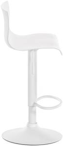 Tabouret de bar Hover Blanc - Blanc