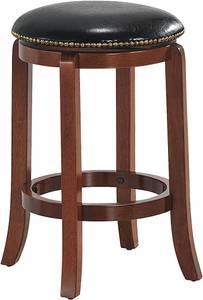 Drehhocker Barhocker Braun - Holzwerkstoff - 40 x 61 x 40 cm