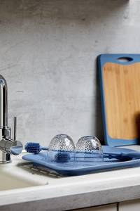 Silikon-Waschbürste 38 cm, blau, Wenko Blau - Kunststoff - 4 x 38 x 4 cm