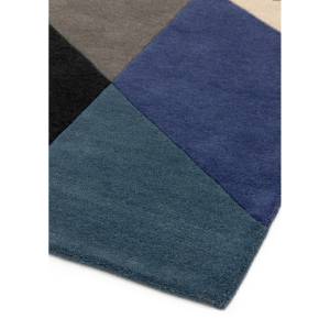 Tapis pure laine tufté main ZIGO Bleu - 200 x 300 cm