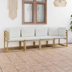 Gartensitzgruppe K5440(4-Sitzer) Beige - Massivholz - 70 x 64 x 64 cm