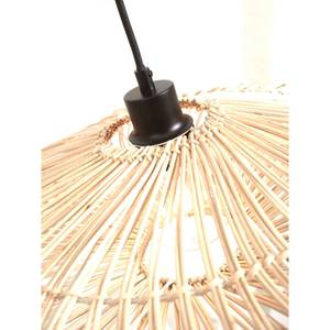 Bogenlampe ZANZIBAR Holz - Weiß - Durchmesser Lampenschirm: 40 cm