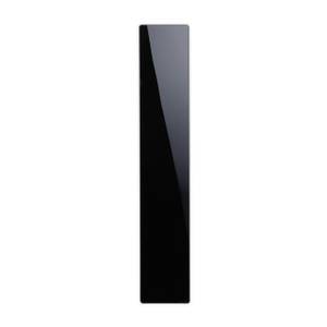 Schwarze Magnettafel aus Glas 80 x 15 cm